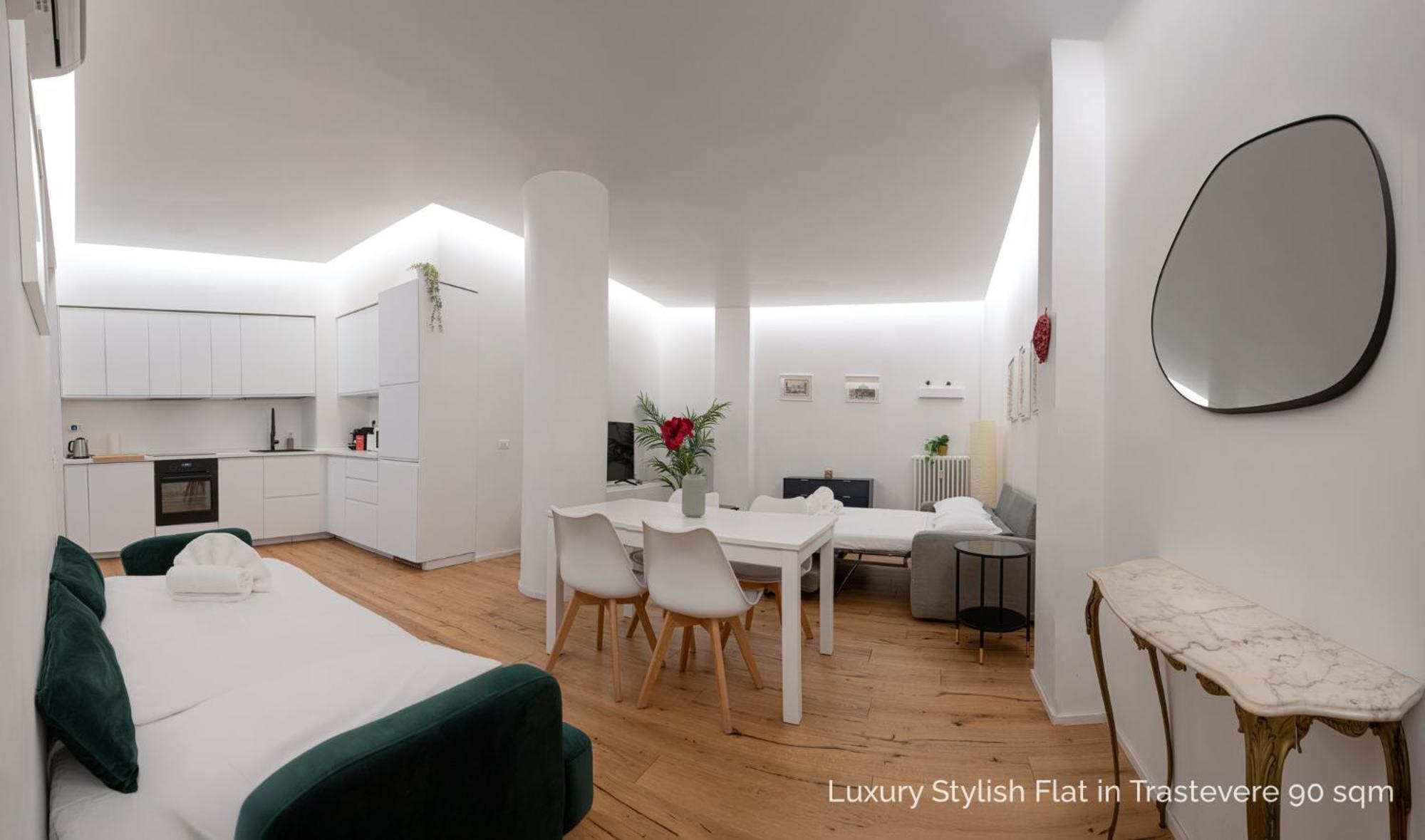 La Dolce - Luxury Stylish Flats In Trastevere 70-90sqm Apartment Rom
