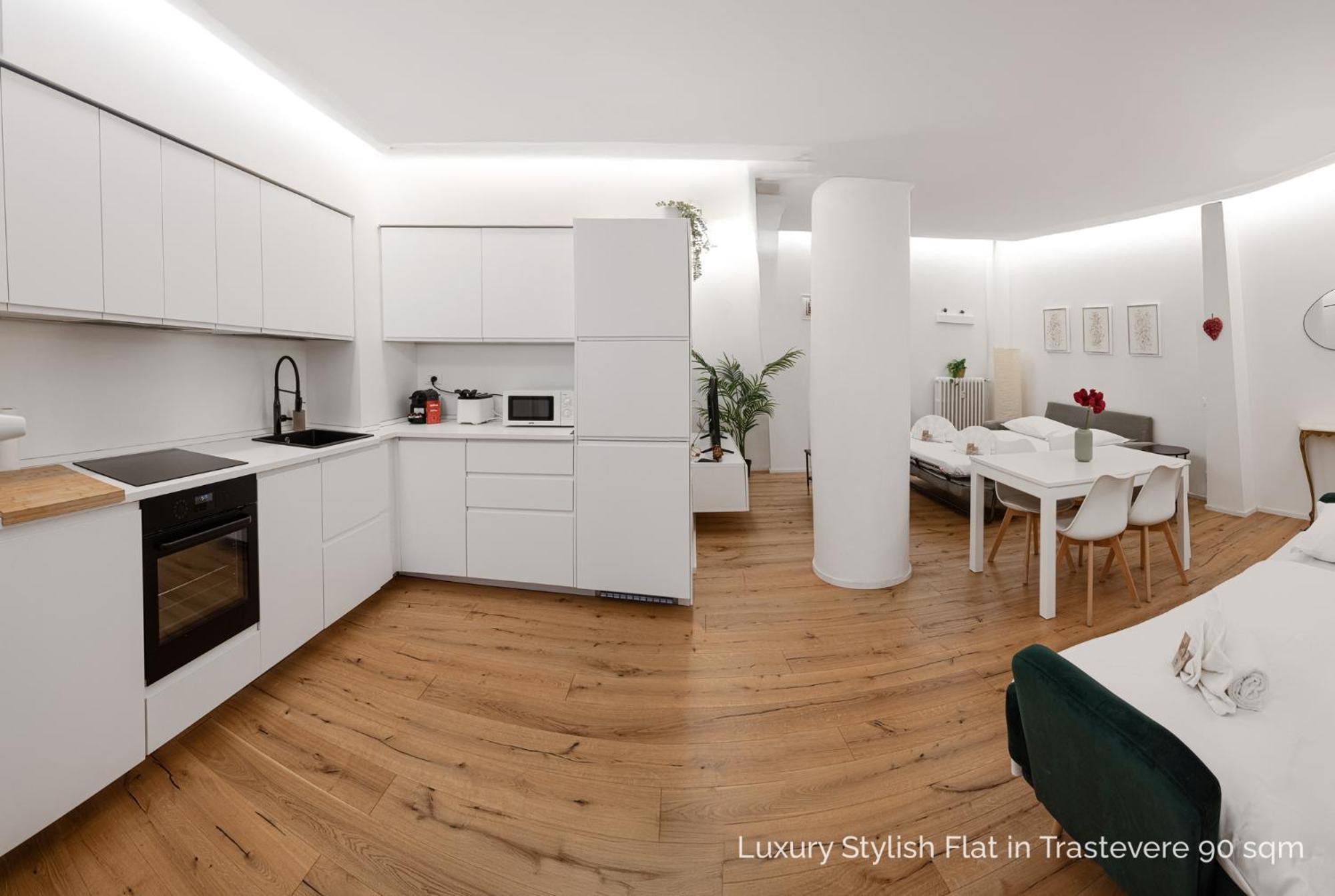 Apartment La Dolce - Luxury Stylish Flats In Trastevere 70-90sqm Rom